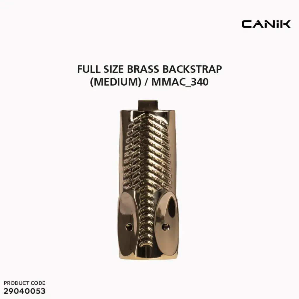 CANiK® FULL SIZE BRASS BACKSTRAP (MEDIUM)/MMAC_340